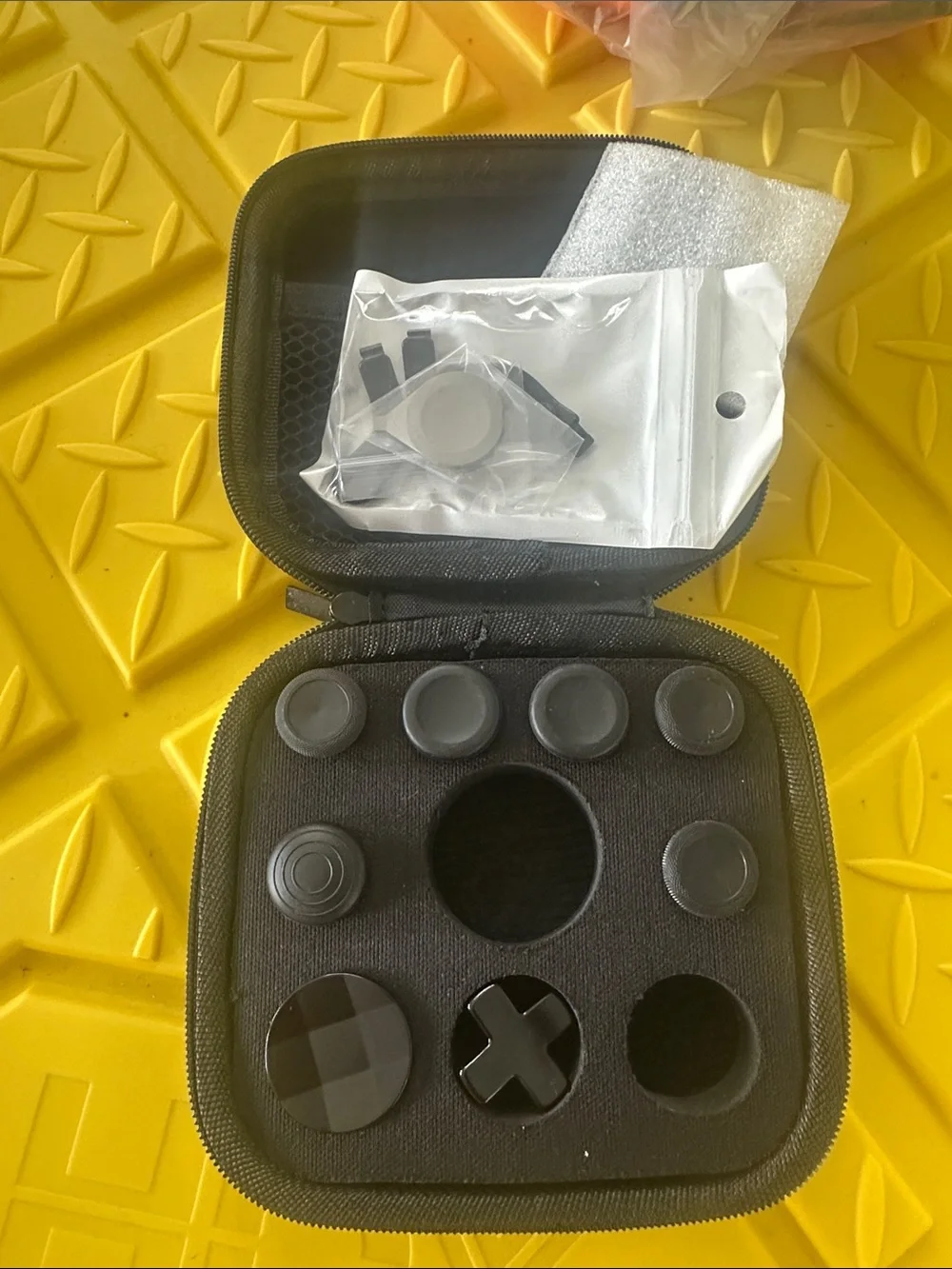 Playstation Gaming Controller Buttons/Replacement Parts with Carrying Case